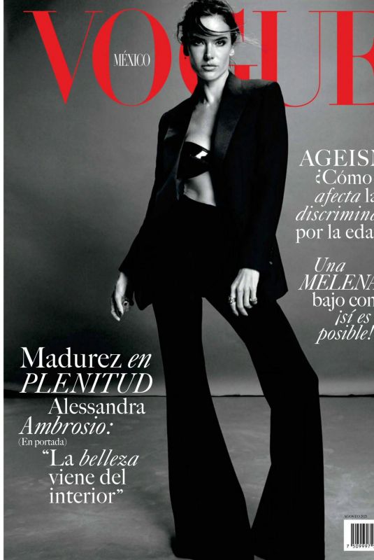 ALESSANDRA AMBROSIO in Vogue Magazine, Mexico August 2021