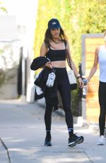 ALESSANDRA AMBROSIO Leaves a Gym in Beverly HIlls 11/30/2021