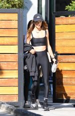 ALESSANDRA AMBROSIO Leaves a Gym in Beverly HIlls 11/30/2021