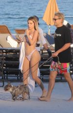ALEXA DELLANOS in Bikini at a Beach in Miami 12/12/2021