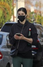ALEXANDRA DADDARIO Heading to Yoga Class in Los Angeles 12/08/2021