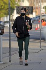ALEXANDRA DADDARIO Heading to Yoga Class in Los Angeles 12/08/2021