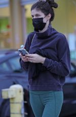 ALEXANDRA DADDARIO Heading to Yoga Class in Los Angeles 12/08/2021