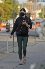 ALEXANDRA DADDARIO Heading to Yoga Class in Los Angeles 12/08/2021