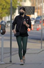 ALEXANDRA DADDARIO Heading to Yoga Class in Los Angeles 12/08/2021