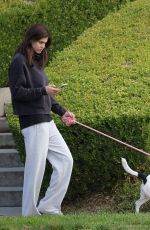 ALEXANDRA DADDARIO Out with Her Dog in Los Angeles 12/07/2021
