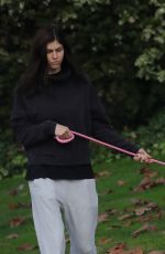 ALEXANDRA DADDARIO Out with Her Dog in Los Angeles 12/07/2021