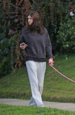 ALEXANDRA DADDARIO Out with Her Dog in Los Angeles 12/07/2021
