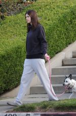 ALEXANDRA DADDARIO Out with Her Dog in Los Angeles 12/07/2021