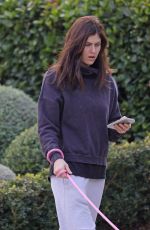 ALEXANDRA DADDARIO Out with Her Dog in Los Angeles 12/07/2021