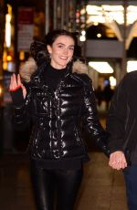 ALI LOHAN Out for Dinner in New York12/22/2021