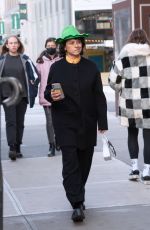ALIA SHAWKAT Out and About in New York 12/01/2021