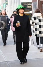 ALIA SHAWKAT Out and About in New York 12/01/2021