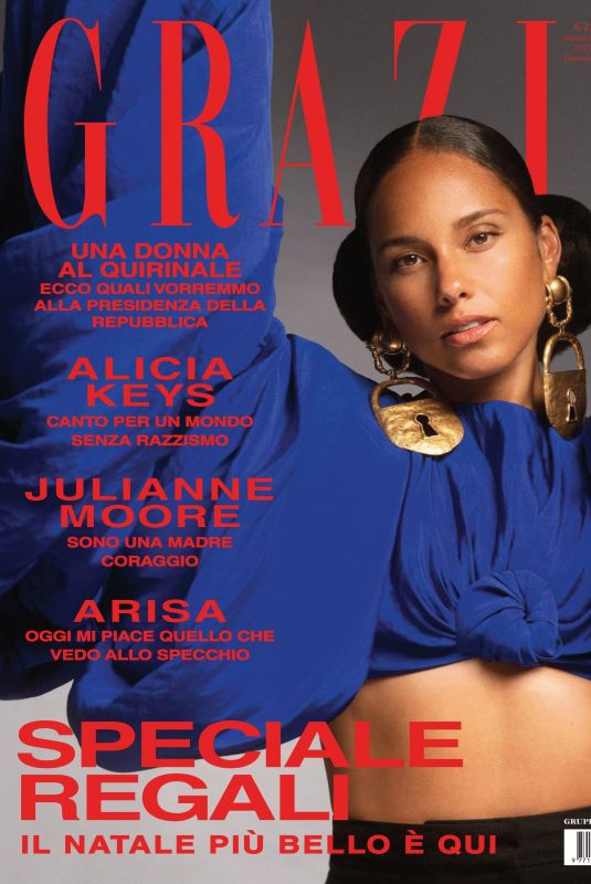 ALICIA KEYS in Grazia Magazine, Italy December 2021