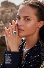 ALICIA VIKANDER in Madame Figaro, December 2021