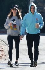 ALISON BRIE and Dave Franco Out Hiking in Los Feliz 12/19/2021