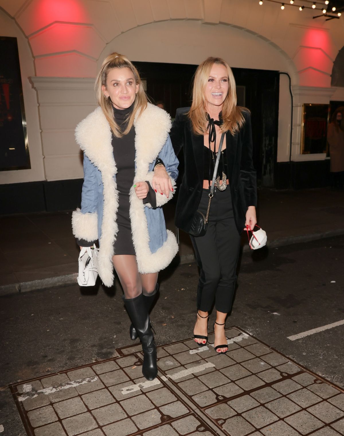 AMANDA HOLDEN and ASHLEY ROBERTS at Moulin Rouge in London 12/14/2021 ...