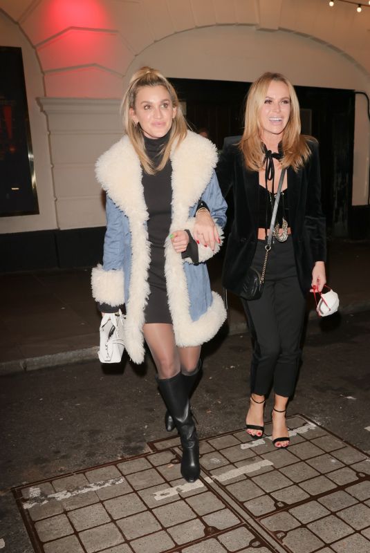AMANDA HOLDEN and ASHLEY ROBERTS at Moulin Rouge in London 12/14/2021