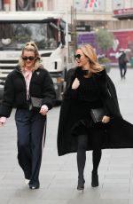 AMANDA HOLDEN and ASHLEY ROBERTS Out in London 12/17/2021