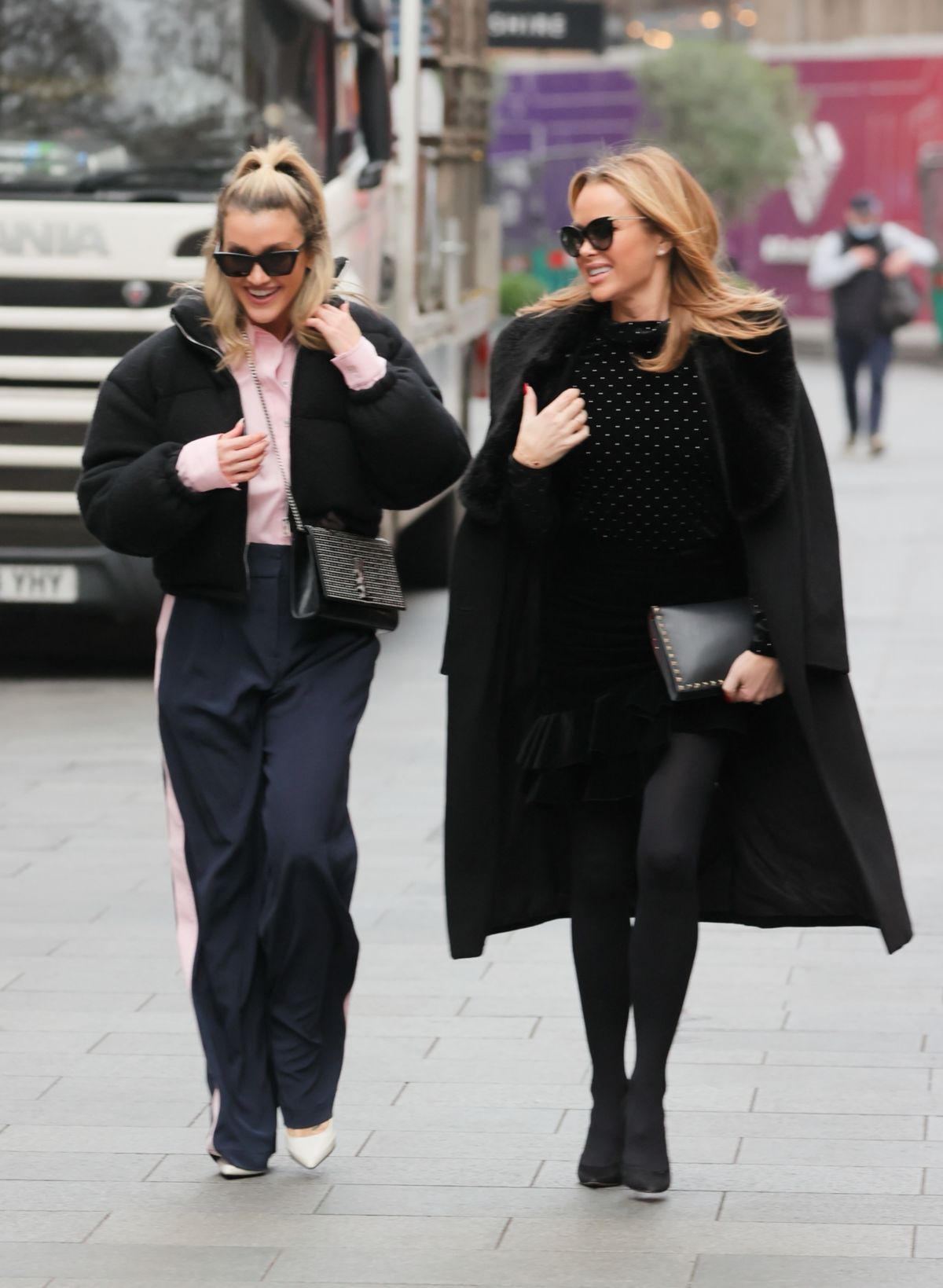 AMANDA HOLDEN and ASHLEY ROBERTS Out in London 12/17/2021 – HawtCelebs