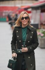 AMANDA HOLDEN Arrives at Heart radio in London 12/06/2021