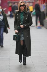 AMANDA HOLDEN Arrives at Heart radio in London 12/06/2021