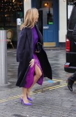 AMANDA HOLDEN Arrives at Heart Radio in London 12/13/2021