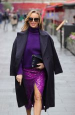 AMANDA HOLDEN Arrives at Heart Radio in London 12/13/2021