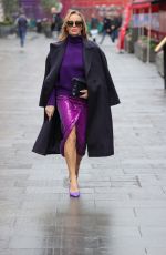 AMANDA HOLDEN Arrives at Heart Radio in London 12/13/2021