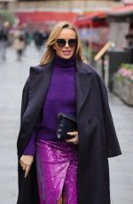 AMANDA HOLDEN Arrives at Heart Radio in London 12/13/2021