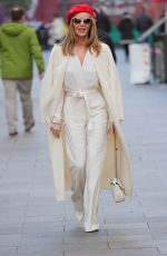 AMANDA HOLDEN Arrives at Heart Studio in London 12/10/2021