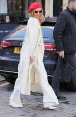 AMANDA HOLDEN Arrives at Heart Studio in London 12/10/2021