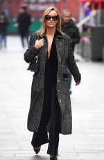 AMANDA HOLDEN Leaves Heart Radio Studios in London 12/08/2021