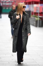 AMANDA HOLDEN Leaves Heart Radio Studios in London 12/08/2021