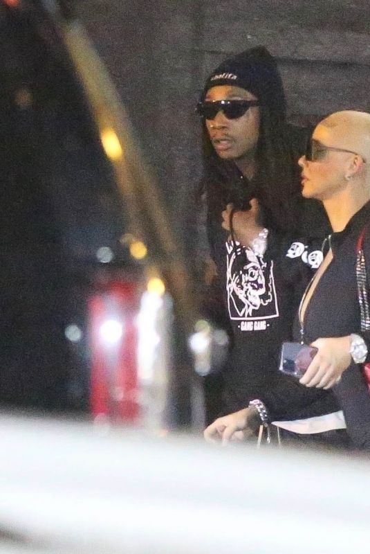 AMBER ROSE Arrives at Bone Thugs-N-Harmony Show in Los Angeles 12/02/2021