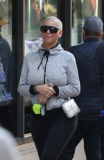 AMBER ROSE Out Shopping in Los Angeles 12/10/2021