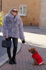 AMBER TURNER on the Set of The Only Way is Essex 12/02/2021