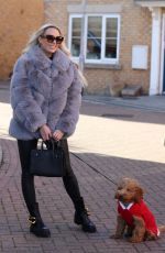 AMBER TURNER on the Set of The Only Way is Essex 12/02/2021