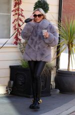 AMBER TURNER on the Set of The Only Way is Essex 12/02/2021