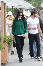 AMELIA HAMLIN Out to Lunch with Eyal Booker at Croft Alley in Beverly Hills 12/06/2021