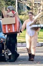 AMY ADAMS Arrives at Family