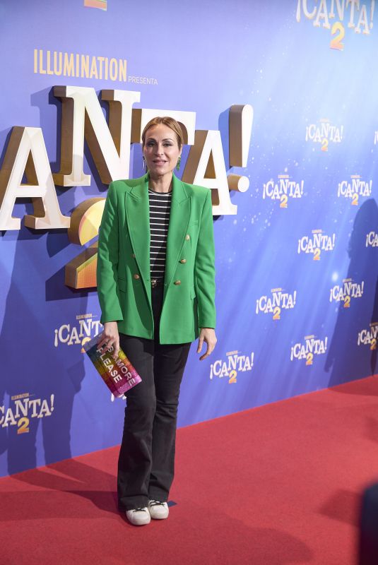 ANA BELEN at Sing 2 Premiere at Capitol Cinema in Madrid 12/18/2021