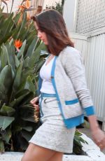 ANA DE ARMAS Leaves San Vicente Bungalows in Wets Hollywood 12/10/2021