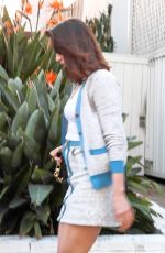 ANA DE ARMAS Leaves San Vicente Bungalows in Wets Hollywood 12/10/2021