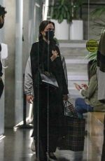 ANGELINA JOLIE Shopping at Fred Segal in West Hollywood 12/18/2021