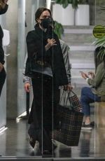 ANGELINA JOLIE Shopping at Fred Segal in West Hollywood 12/18/2021