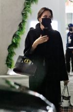 ANGELINA JOLIE Shopping at Fred Segal in West Hollywood 12/18/2021
