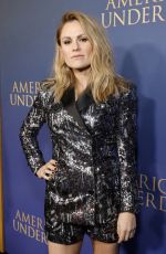ANNA PAQUIN at American Underdog Premiere in Hollywood 12/15/2021