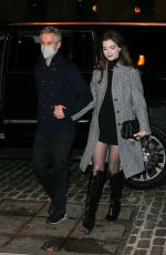 ANNE HATHAWAY Arrives at Soho House in New York 12/02/2021