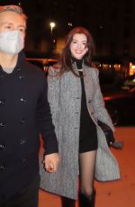 ANNE HATHAWAY Arrives at Soho House in New York 12/02/2021